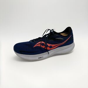 Saucony Ride 15 Sapphire ViziRed PWRRUN Running Shoes S20729-16 Men's Size 13